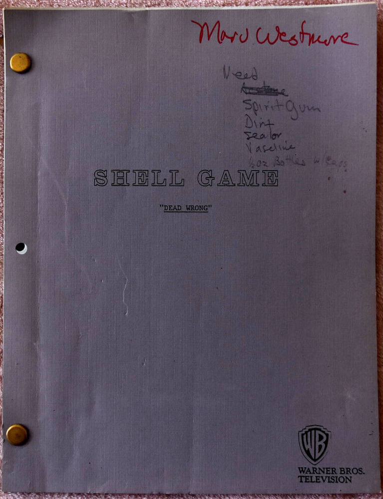 6 Original Shell Game Screenplays, Scripts Including Pai Gow, Dead Wrong....