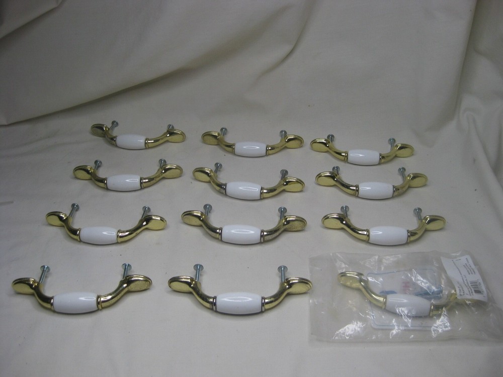12 3" center  P796-W Tranquility handles pulls pull handle lot