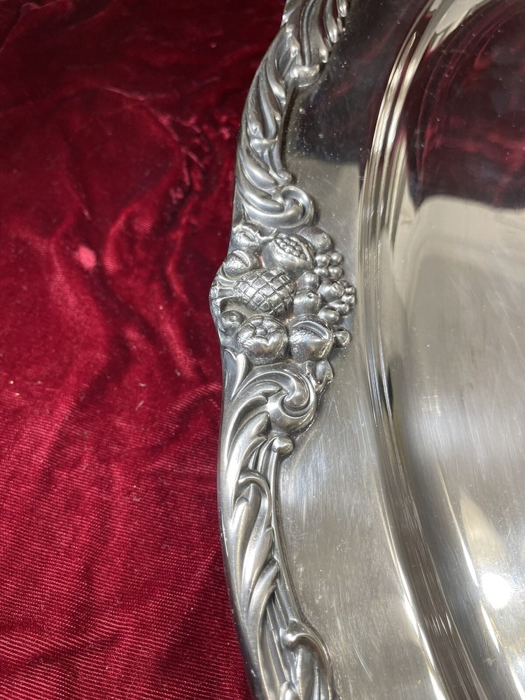 REED & BARTON SILVER KING FRANCIS PATTERN EXTRA LARGE FLAT SERVING TRAY PLATTER