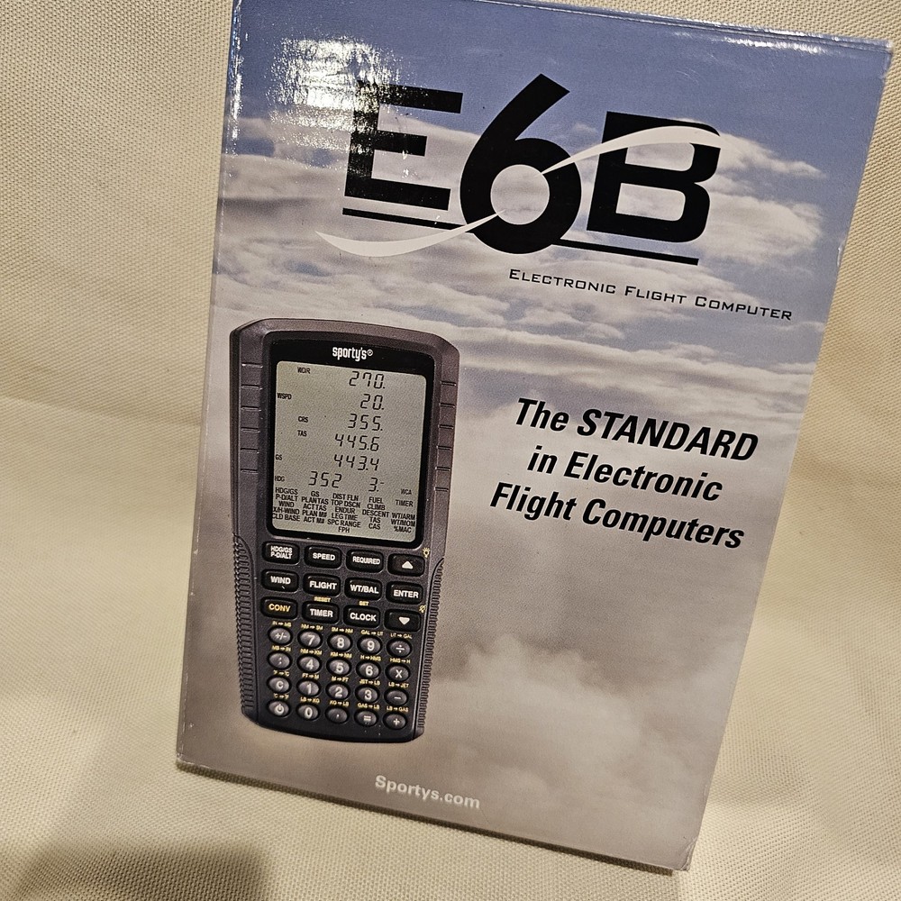 Sporty's E65 Electronic Flight Computer Batteries Not Included