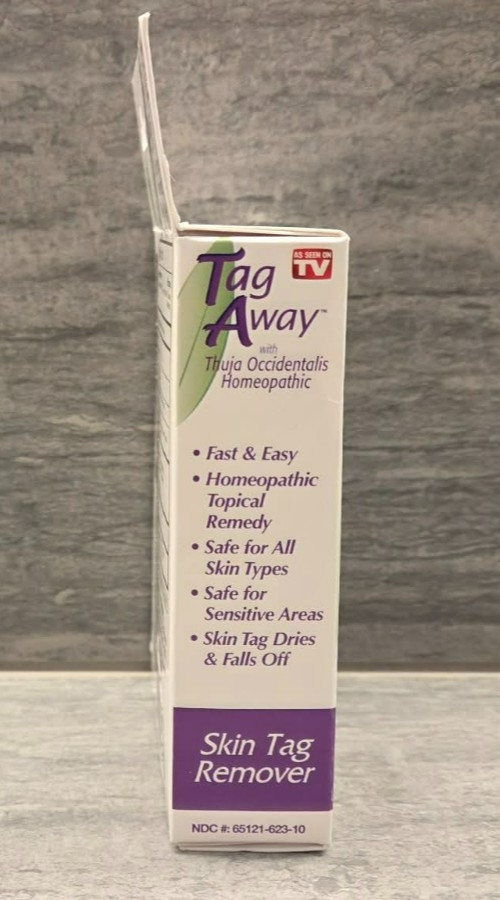 Tag Away 10ml (0.34 fl. oz.) Skin Tag Remover - Exp 07/27 - As Seen On TV!