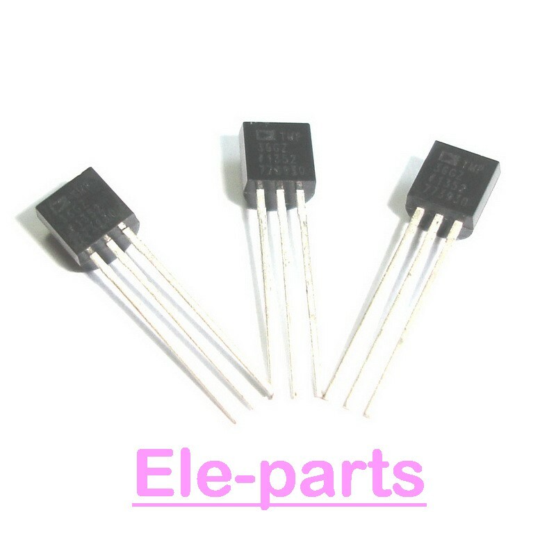 5 PCS TMP36GT9Z TO-92 TMP36 TMP 36GZ Low Voltage Temperature Sensors Transistor