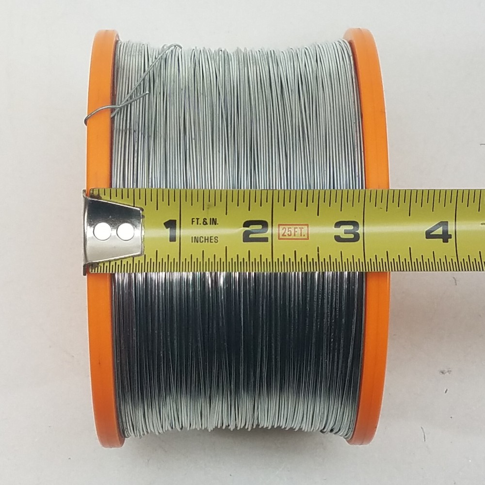 Bindery Stitcher Galvanized 20 Gauge Round Stitching Wire 5lb Spool