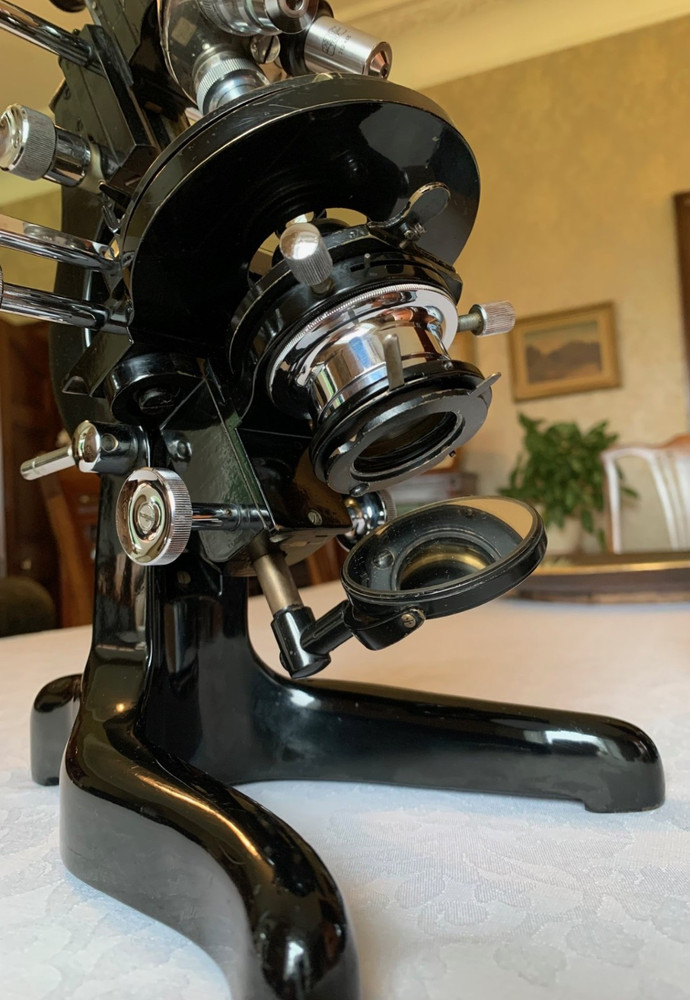 Vintage Watson Bactil Mono & Binocular Research Microscope #65792 - c1938, Cased