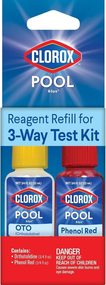 Clorox Pool&Spa 3-Way Water Kit Refill Solutions - 0.5oz Essential Pack