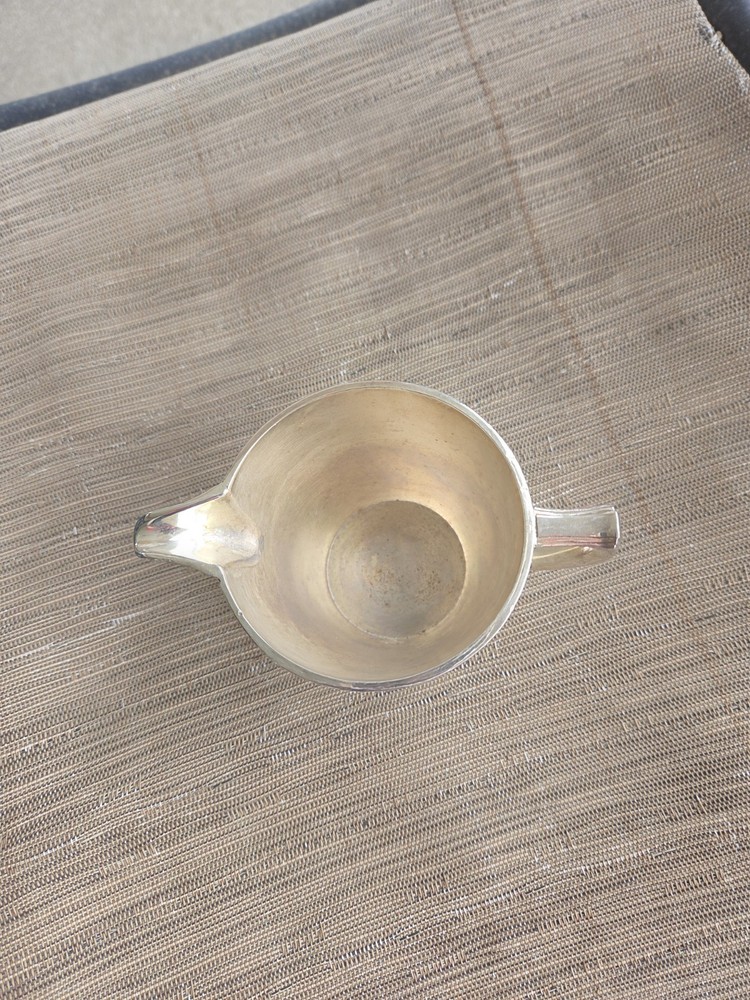 Vintage William Rogers Teapot Scrollwork Silver-plate Handle Lid