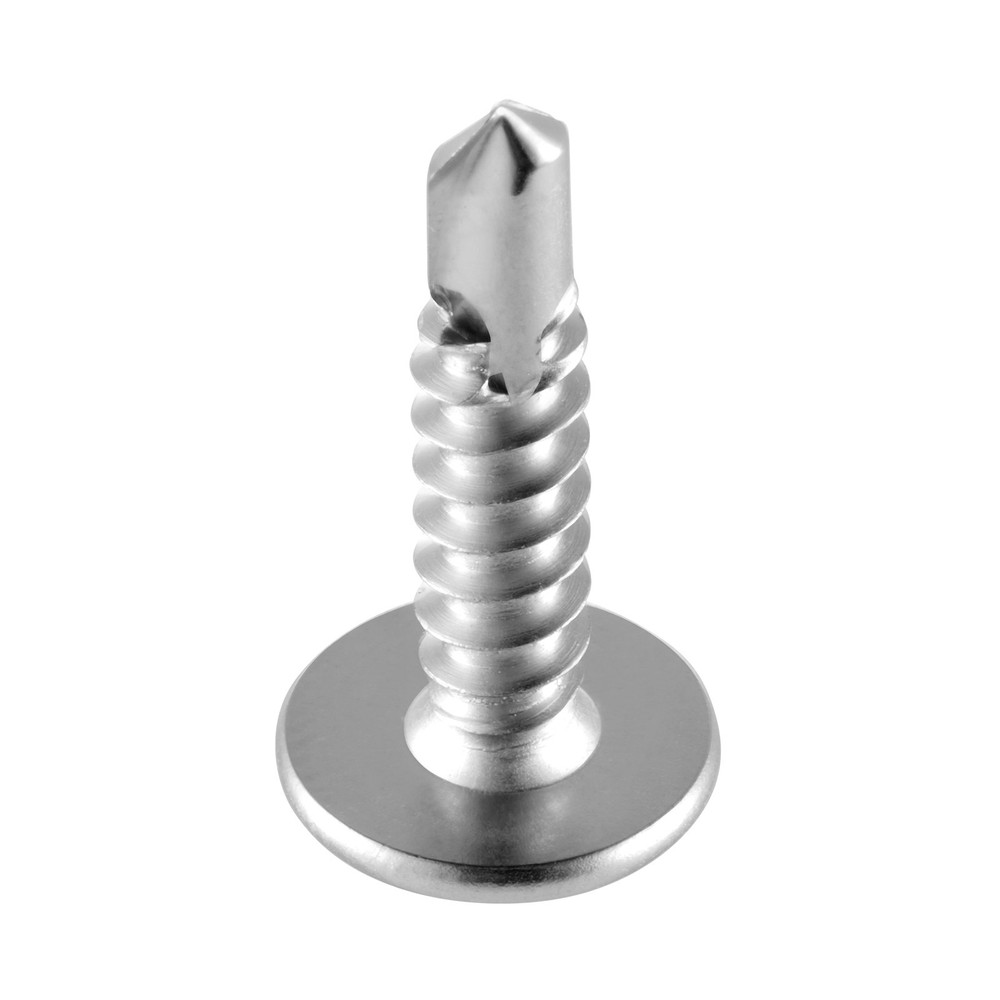 #8 Self Drilling Wood Screws, Silver