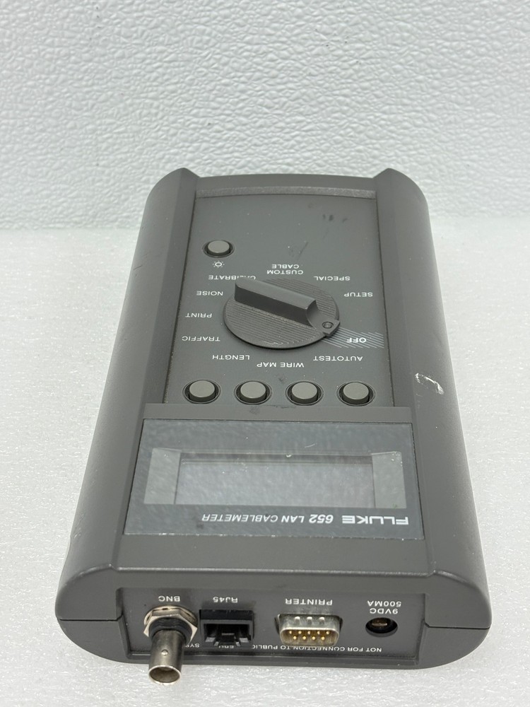 Pre Owned | FLUKE MODEL 652 Industrial/Professional LAN Cable Meter - Grey