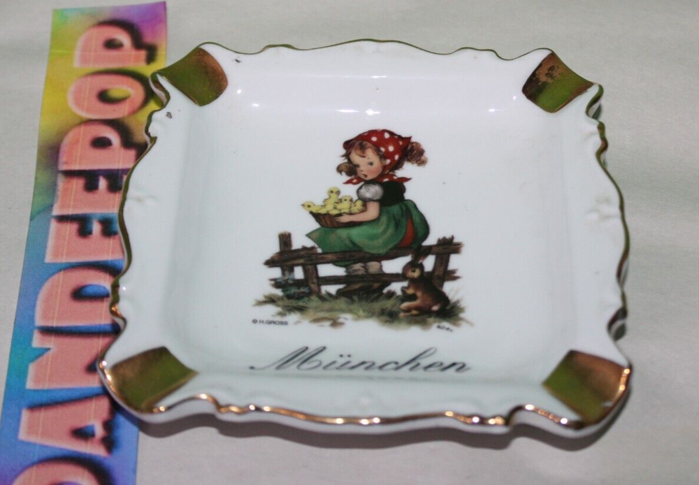 Exclusive Collection H. Gross Original Hilde Germany Ashtray Munchen