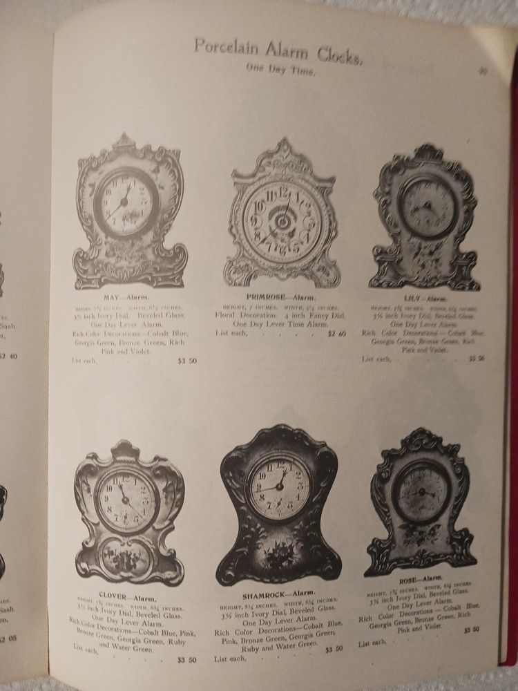 1901 To 1902 William L Gilbert Clock Co
