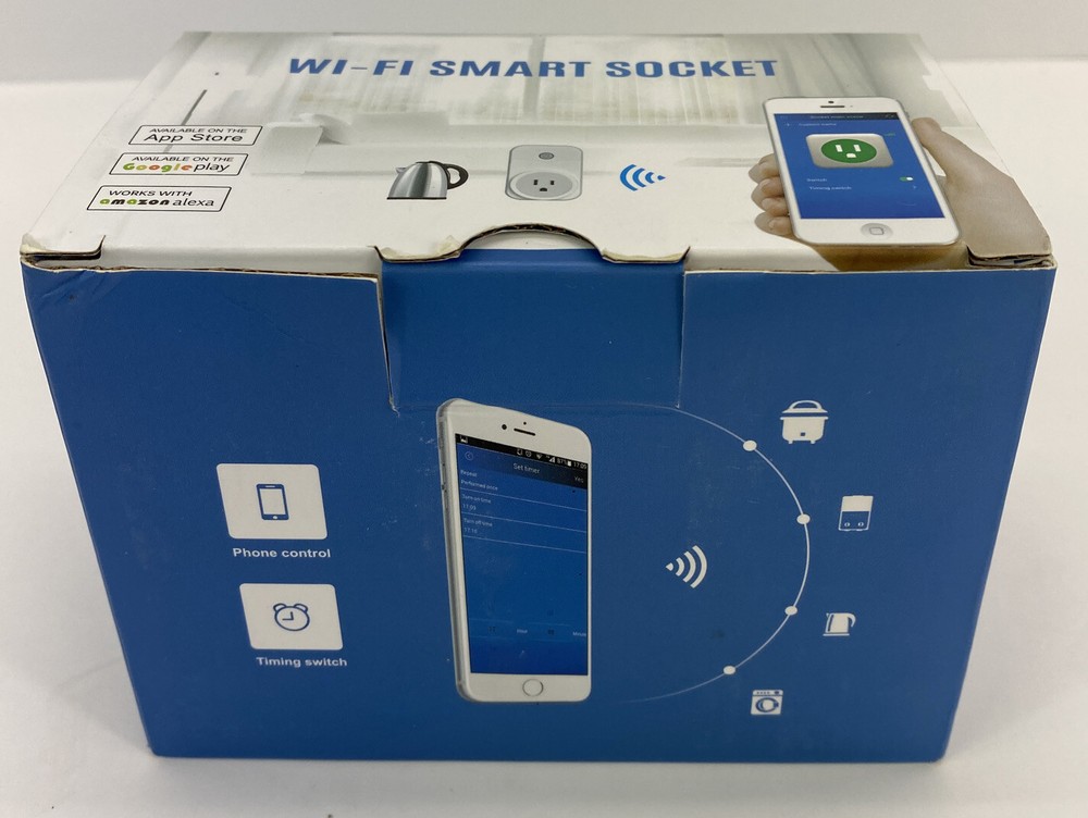 Linganzh Smart Wifi Socket - Works with Alexa