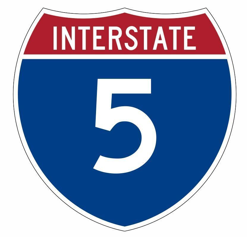 Interstate 5 Sticker Decal