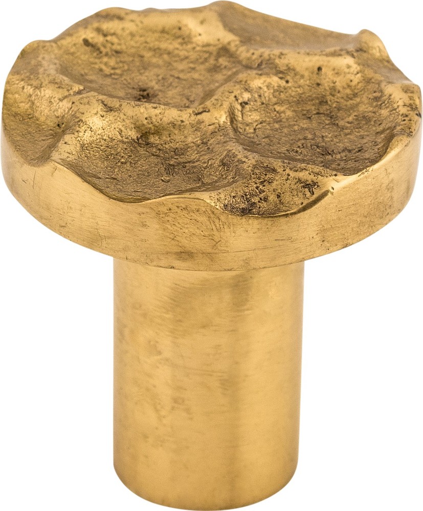 Top Knobs TK295BR Cobblestone Round Knob 1 1/8" Brass