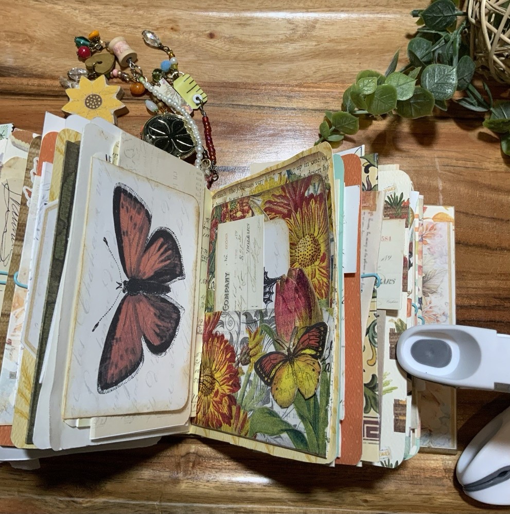 Autumn Fall Handmade Junk Journal