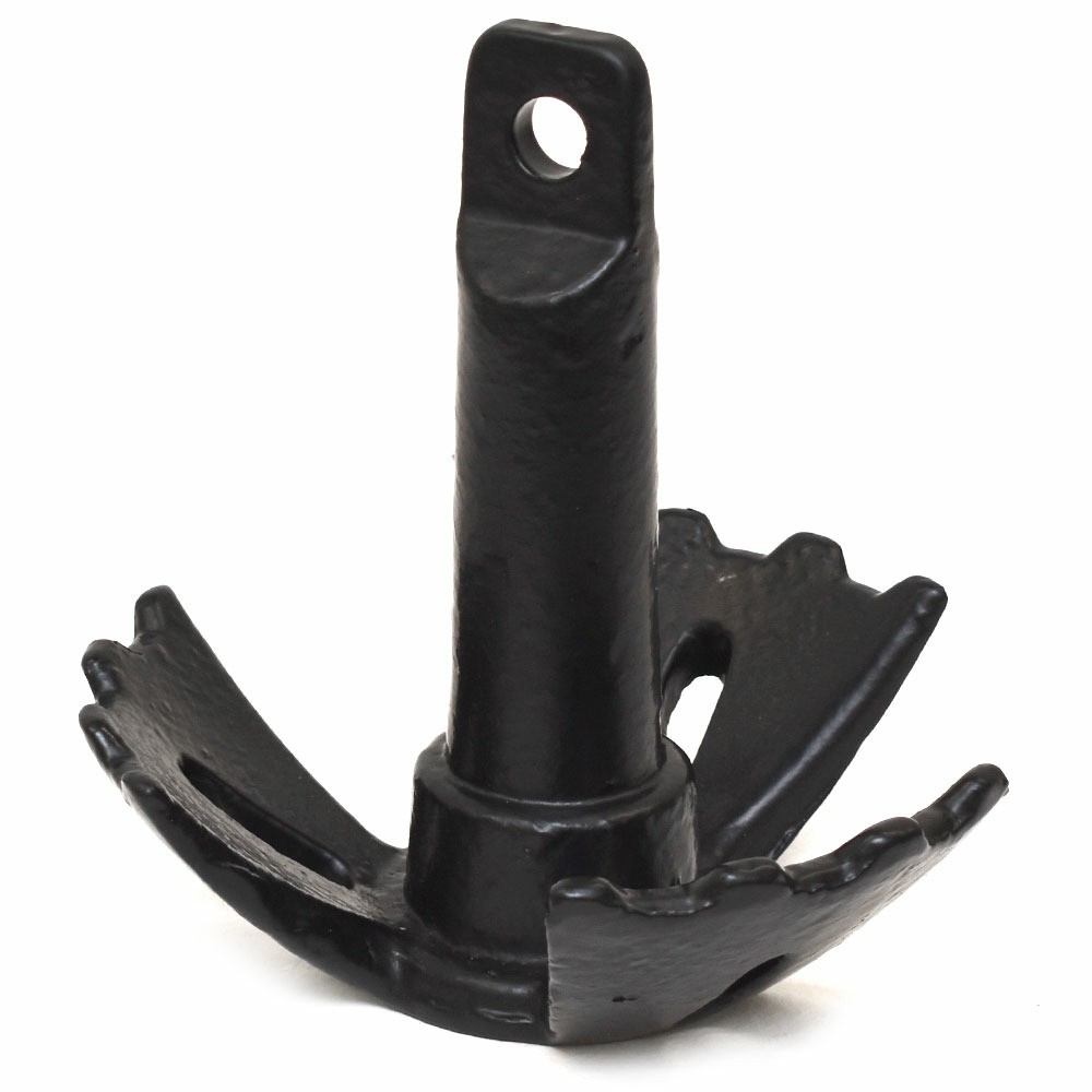 Extreme Max Boat River Anchor 3006.6557 | 18 LB Coated Black