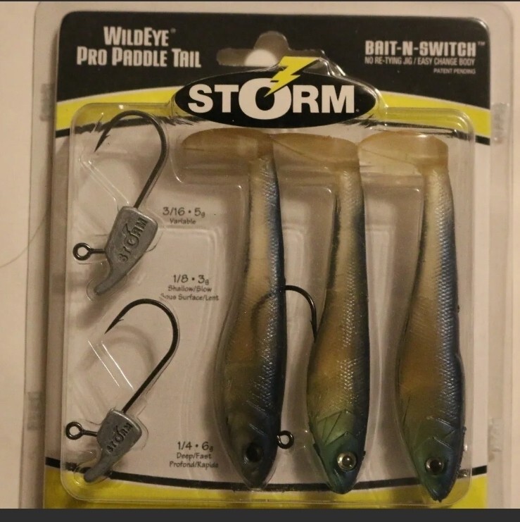 STORM Wildeye Pro Paddle Trail 3 pcs per pack Brit-N-Switch