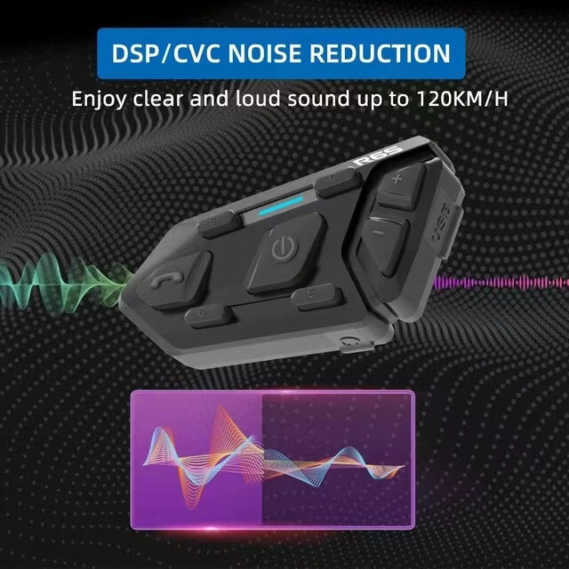 6 Riders Helmet Headset Motorcycle Bluetooth Intercom Wireless Communication