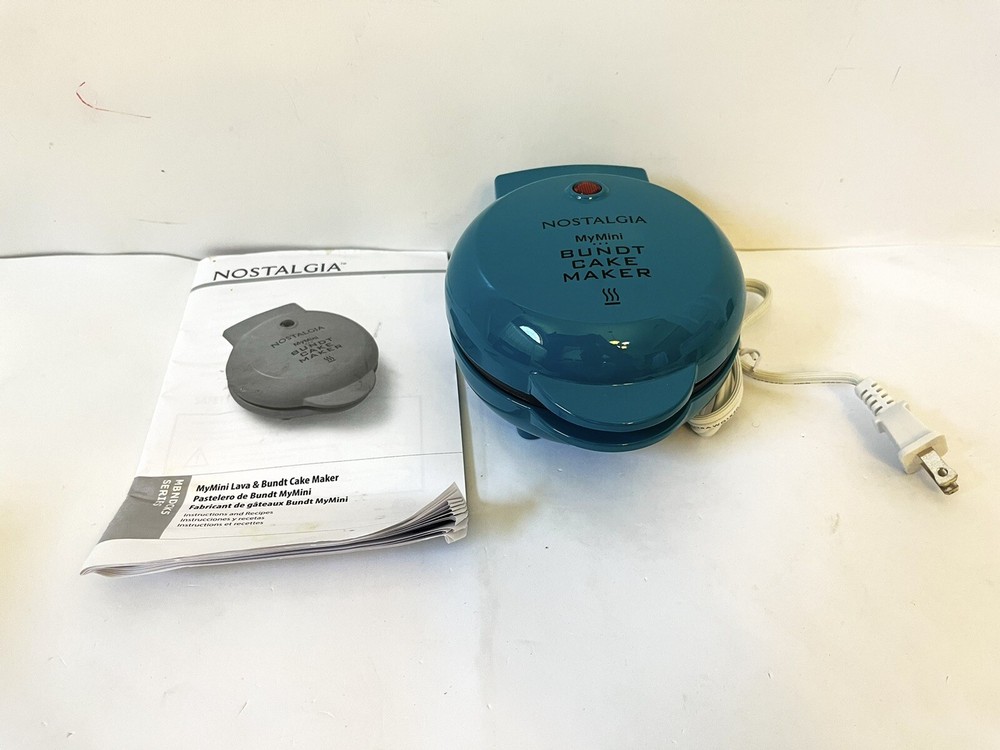 NOSTALGIA My Mini Teal Muffin Cake/Mini Muffin/Monkey Bread/Lava Cake Maker