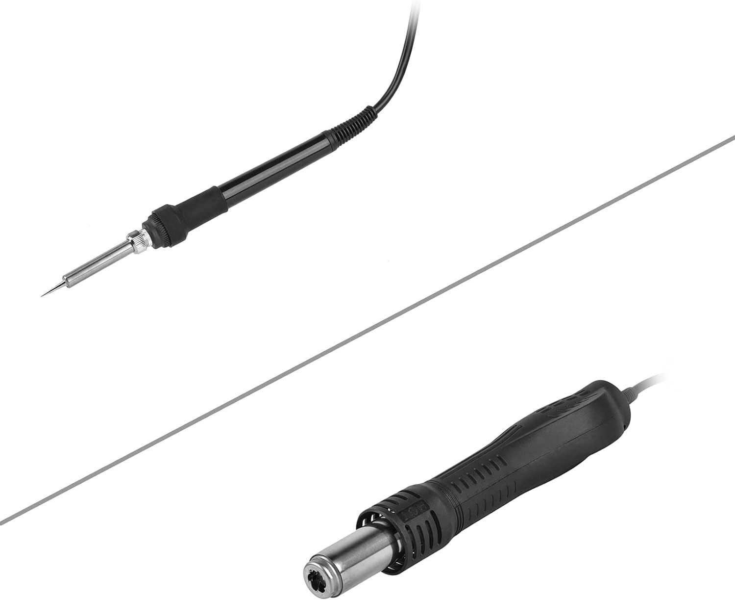 8586D Soldering Station 2 in 1 Functions Electric Iron SMD Hot Air Rework