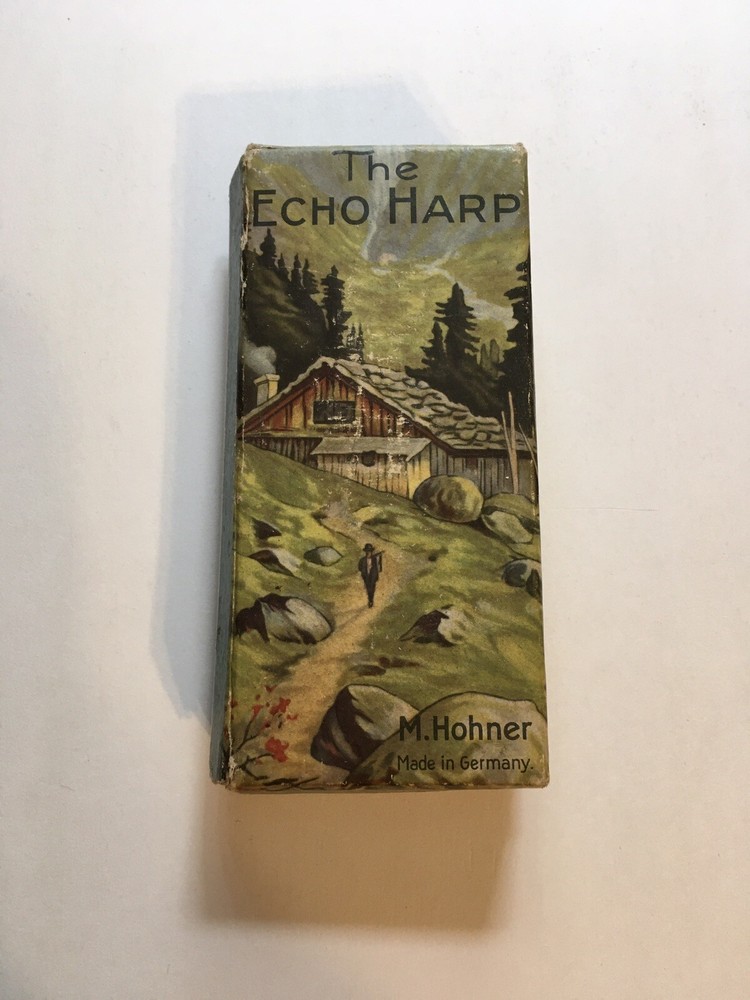 M.HOHNER The Echo Harp Harmonica Made in Germany Original Box