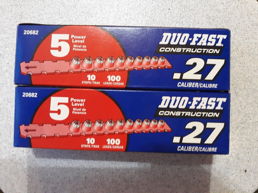 DuoFast .27 caliber level 5 power load strips