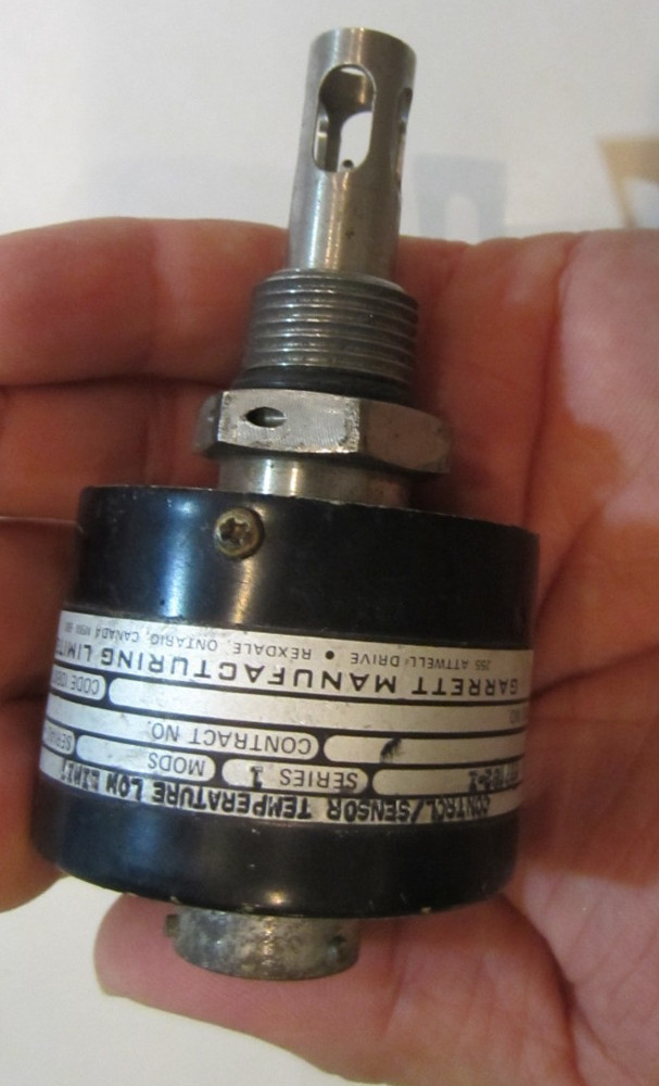 CONTROL SENSOR TEMPERATURE LOW LIMIT GARRET P/N 627482-1 / 07217