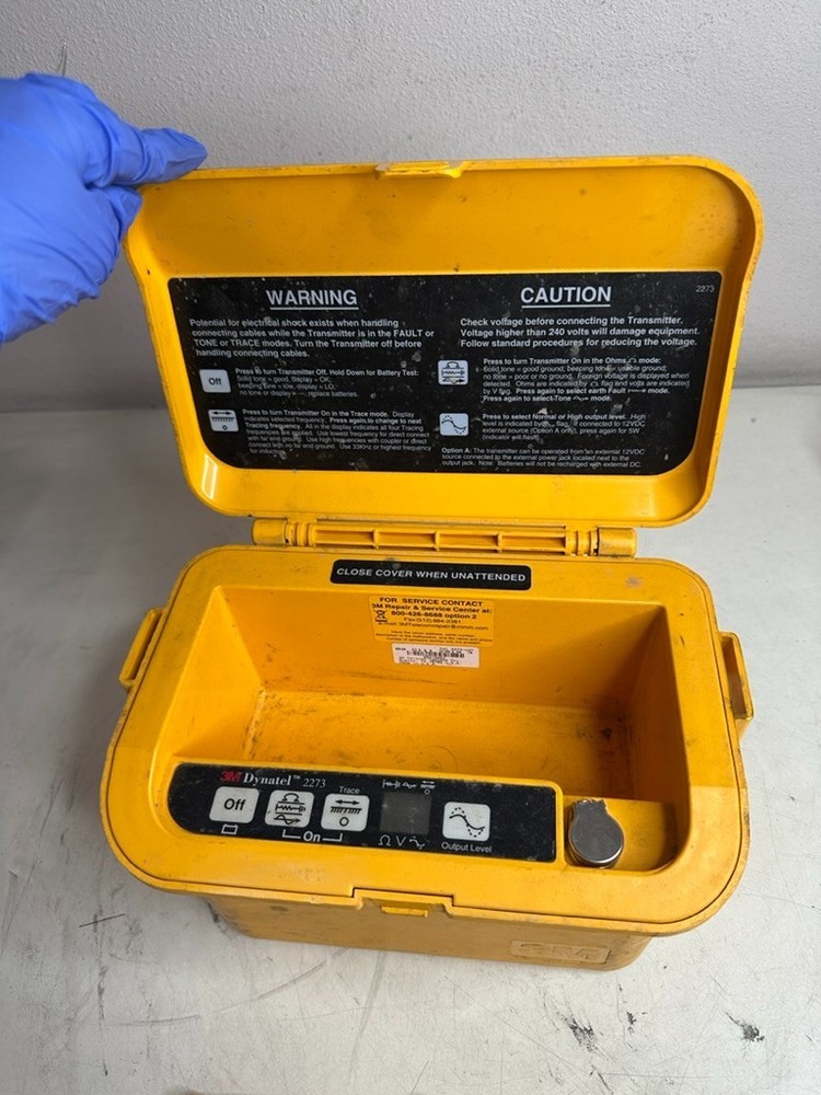 3M Dynatel 2273 Cable Locator Transmitter Unit ONLY AS-IS