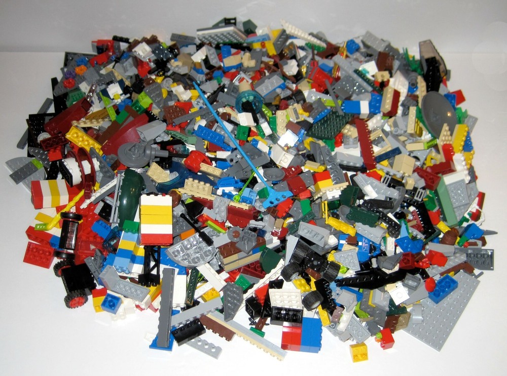 7 Pounds Mixed LEGO Building Bricks & Pieces
