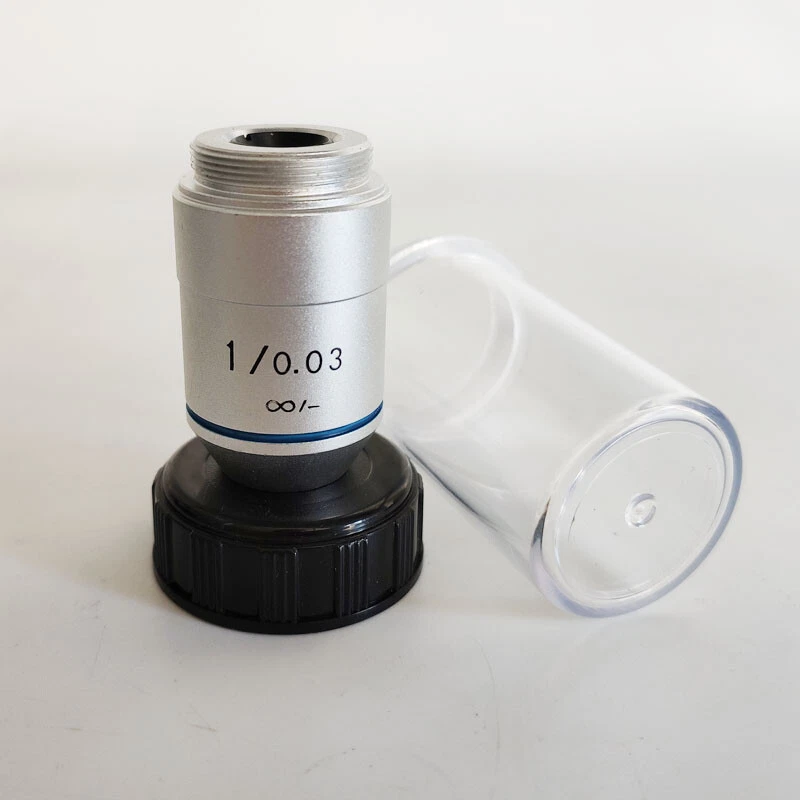 195 1X 2X RMS Achromatic Infinity Objective Lens for Biological Microscope