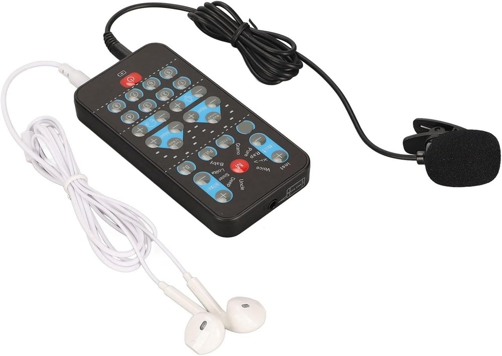 Voice Changer, Handheld Multifunctional Sound Changer Device, 8 Sound...