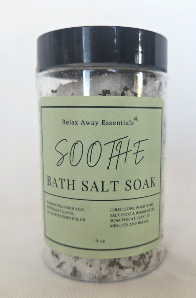 NEW! Soothe Bath Salt Soak by Relax Away Essentials