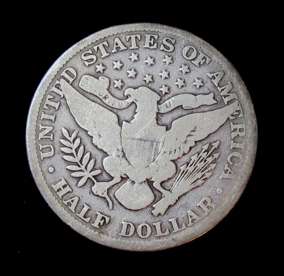 1894 Barber Half Dollar Silver Coin