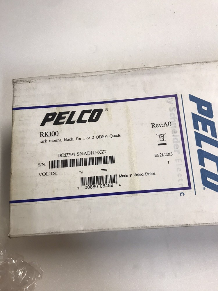 Pelco RK100 Mounting Bracket