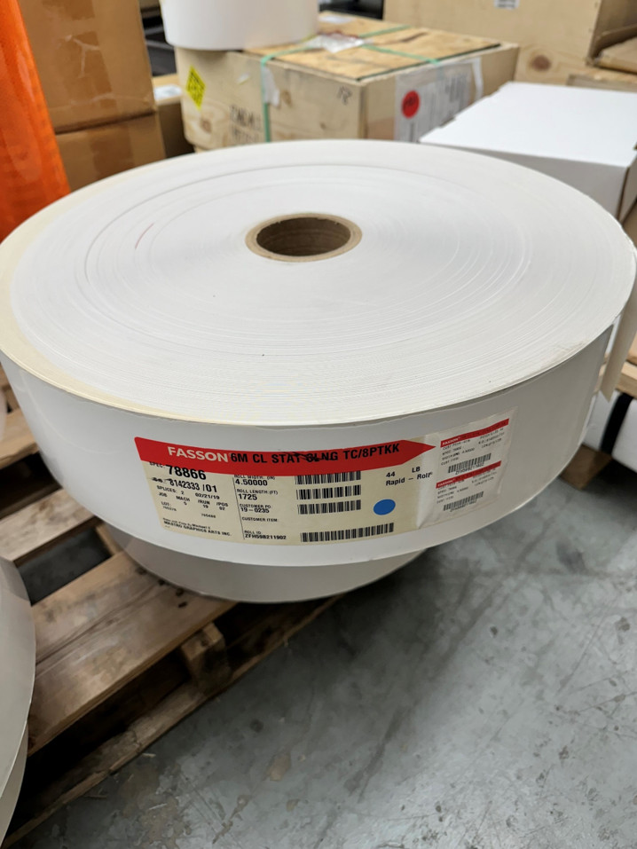 Fasson Rapid-Roll 6 mil Clear Static Cling