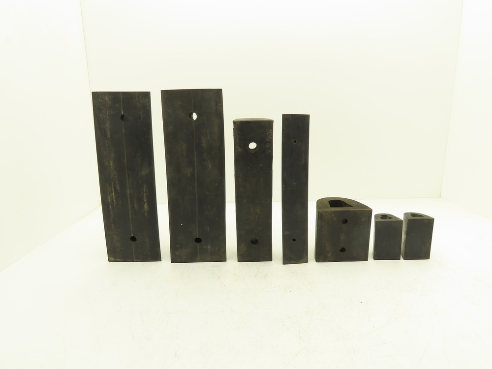 Rubber Loading Dock Bumper Hollow Solid Mixed Size Lot of 17 *READ*