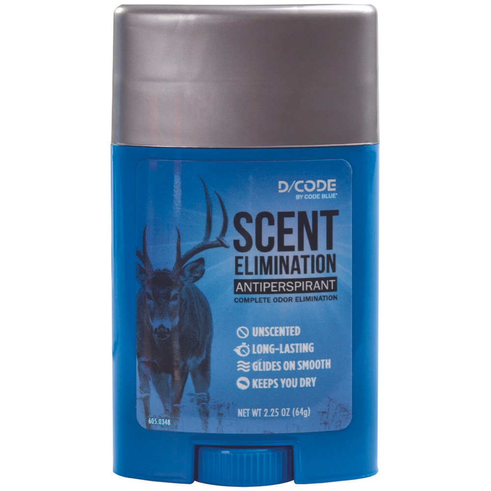 Code Blue D-Code Odor Eliminator Antiperspirant 2.25 oz.