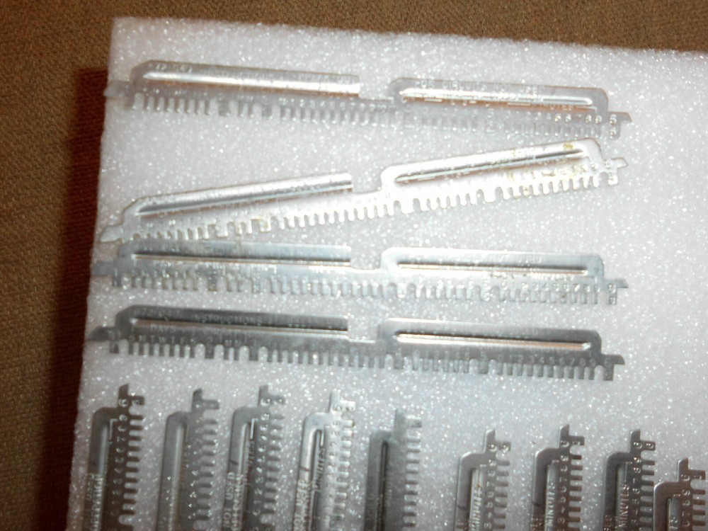 VINTAGE PROGRAM BARS FOR SIMPLEX AND IBM 803 PROGRAM DEVICE NEW LOT OF 18