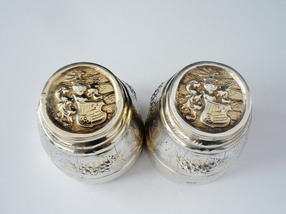 Silver Gilt Doppelbecher Double Beaker Brautbecher,