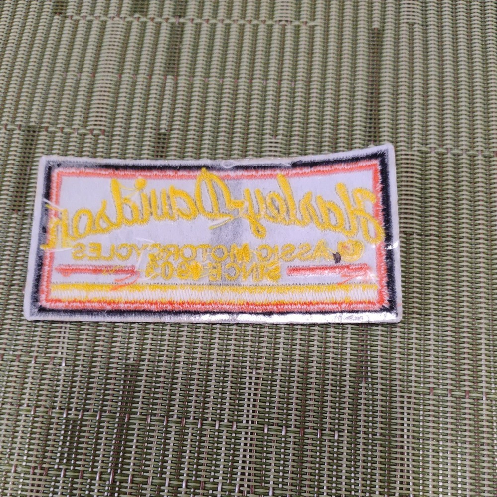 3” Embroidered Harley Davidson Iron On Patch