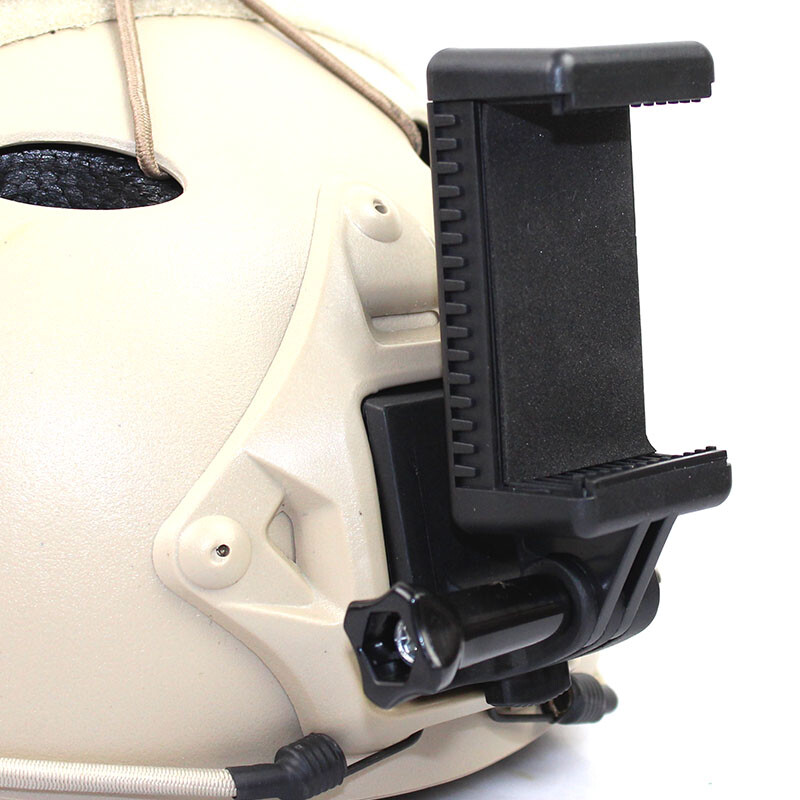 Tactical Mobile Phone Bracket Mount Connecting Arm for FAST MICH helmet