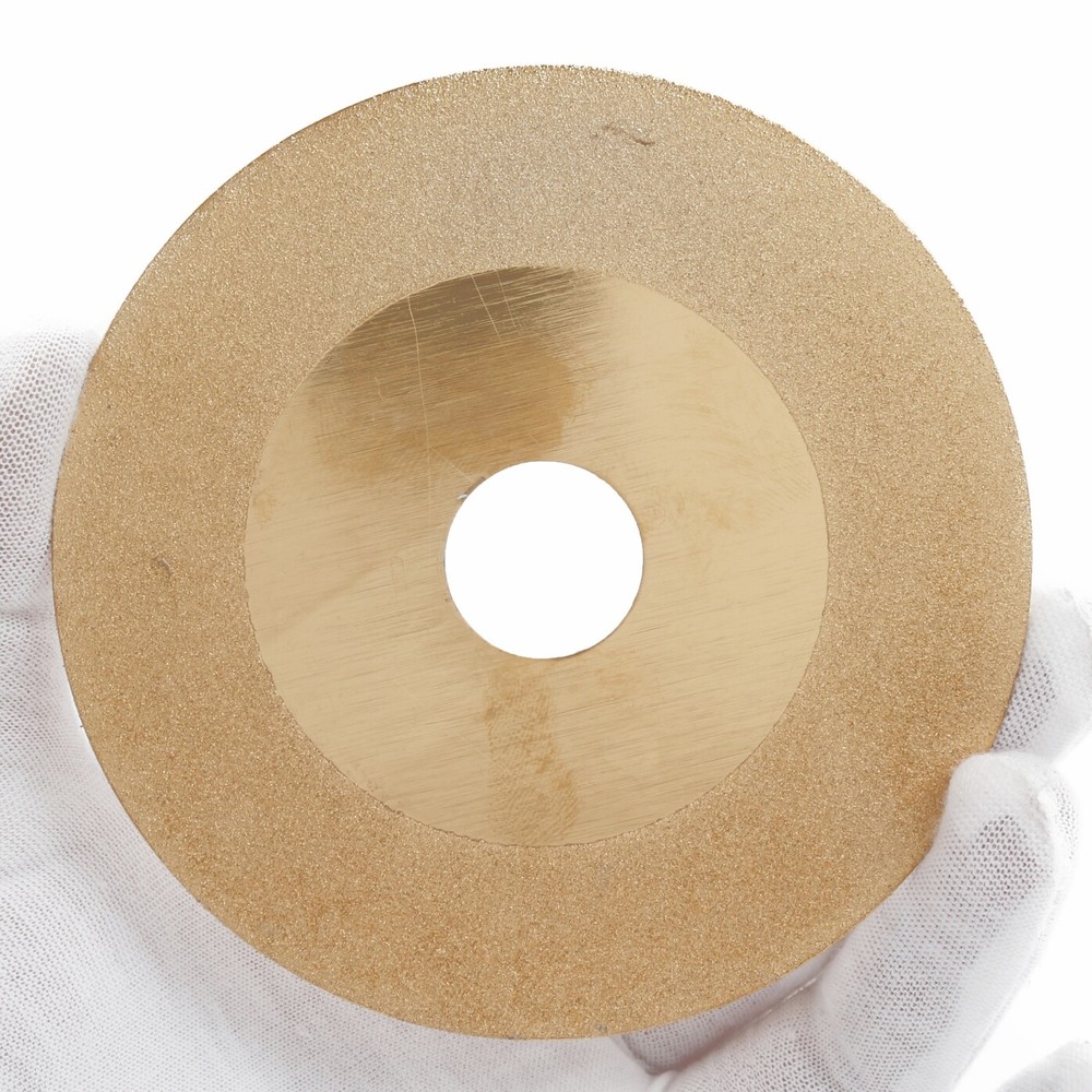2Pcs 4" inch Titanium Diamond Flat Cutting Disc Grit 150 Grinding Wheel