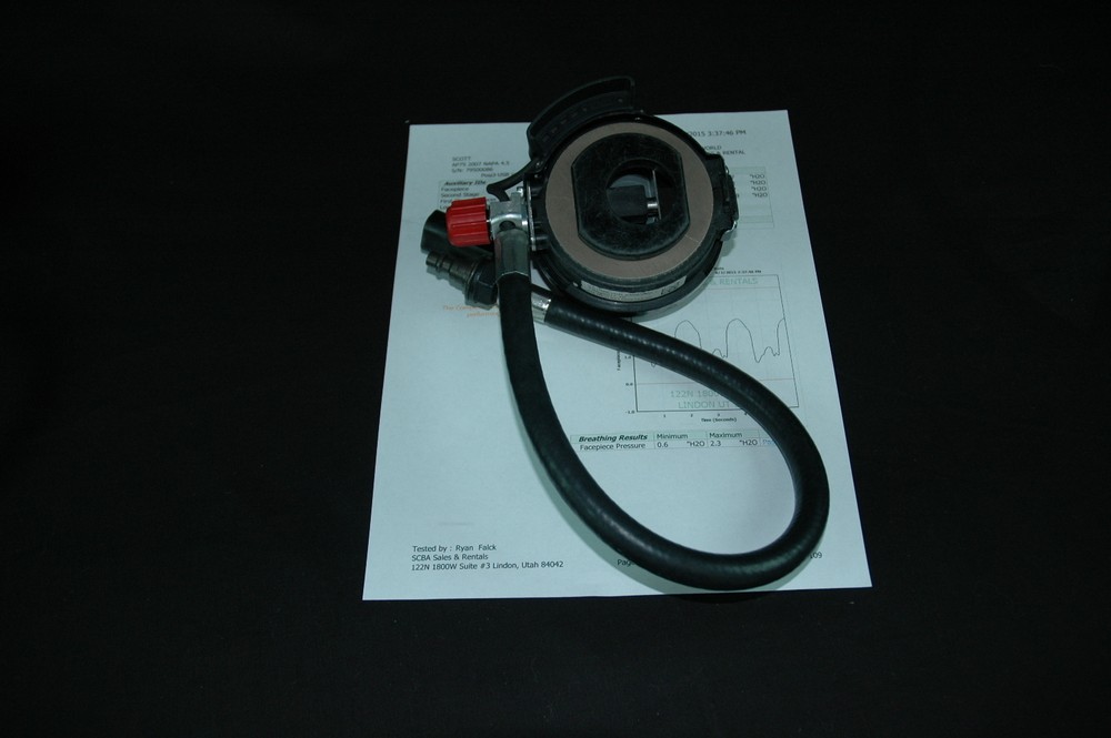 Scott SCBA Ez-Flo Regulator with Quick Disconnect & HUD (Refurbished)
