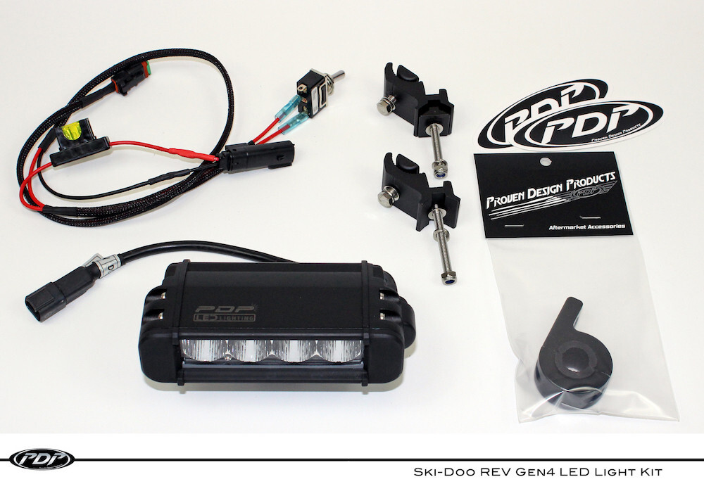 Ski Doo Gen4 850 SUMMIT / MXS LED Auxilary Light Bar w/Mount and Harness