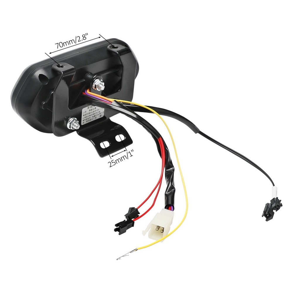 48V 72V Phase Sensor Speedometer LCD Display Panel Power Indicator EBike Scooter