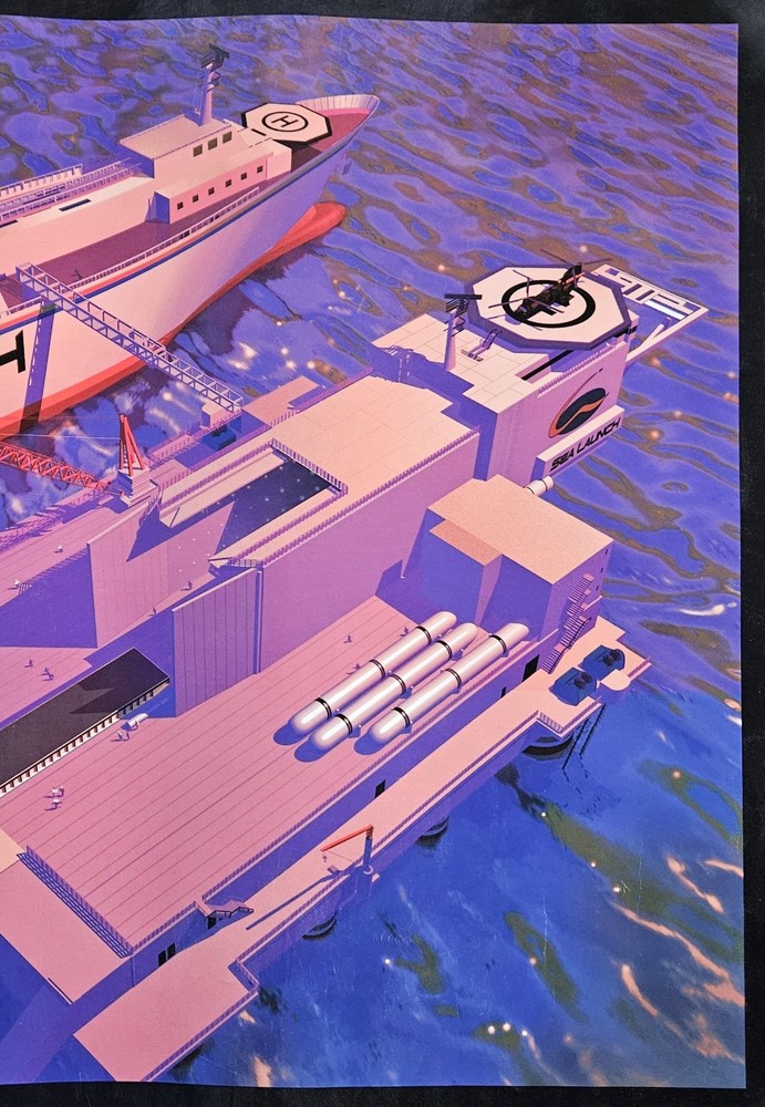BOEING SEA LAUNCH POSTER - SUPER RARE