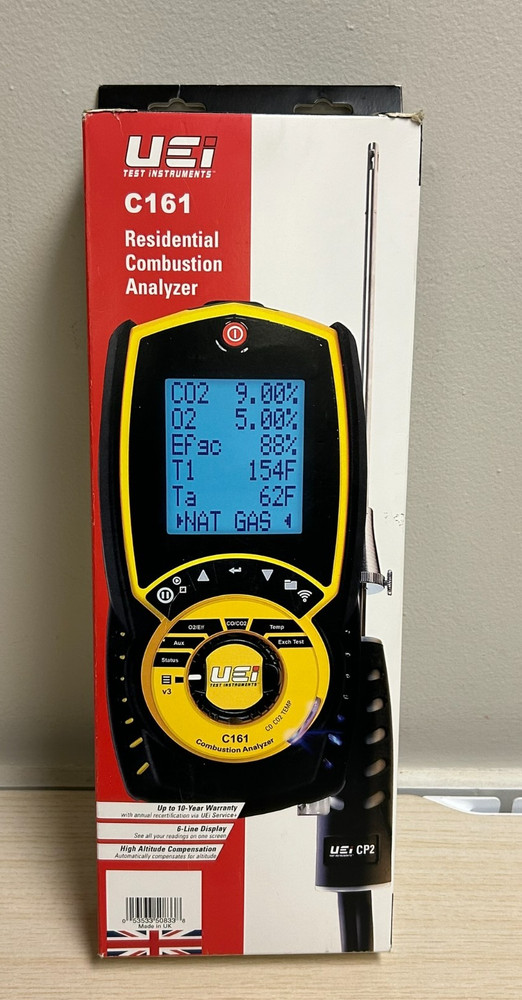 UEi C161 Residential Combustion Analyzer