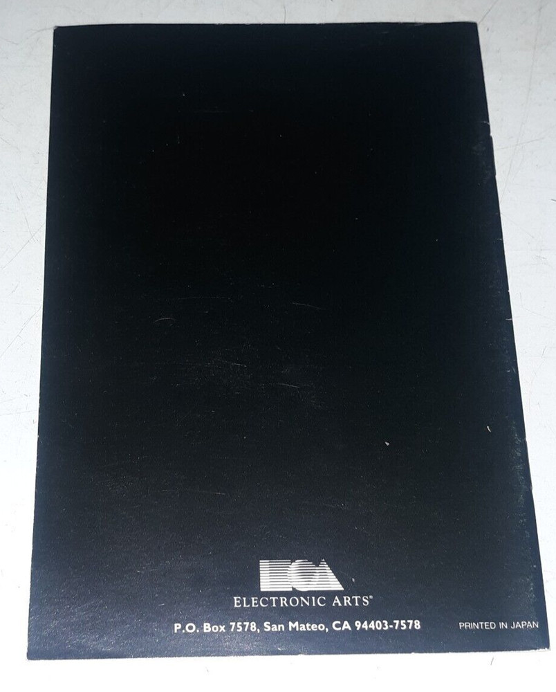 Madden 94 SNES Booklet Instruction Manual ONLY 1950