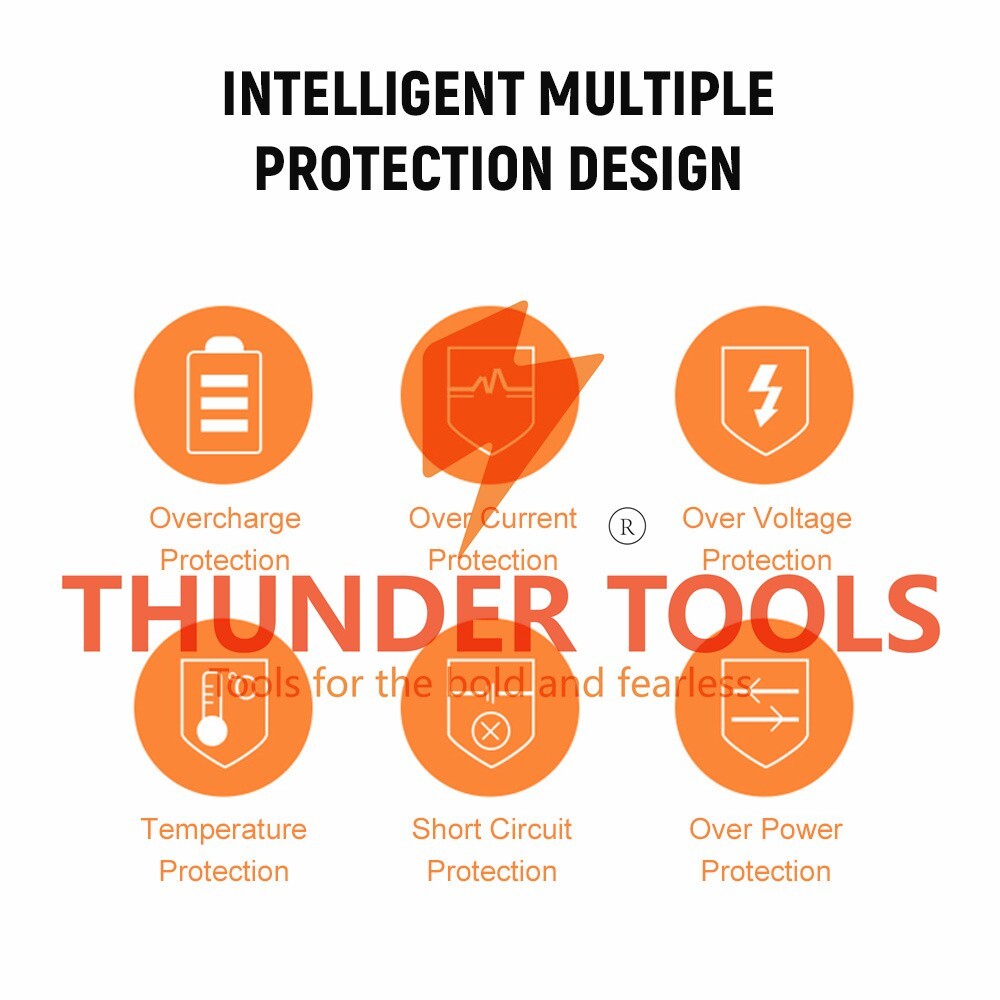 Thunder Tools Handheld Optical Power Meter with 5km Red Light -70~+6dBm