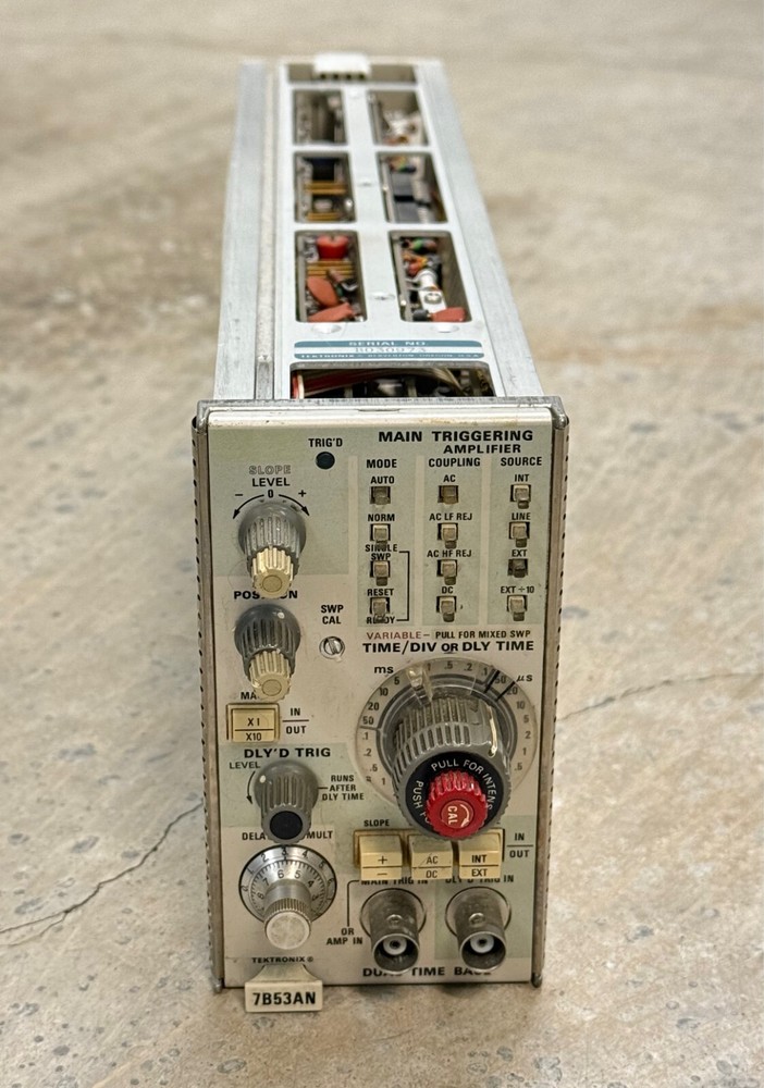 Tektronix 7B53AN Plug-In Module Dual Time Base for 7000 Series Oscilloscopes