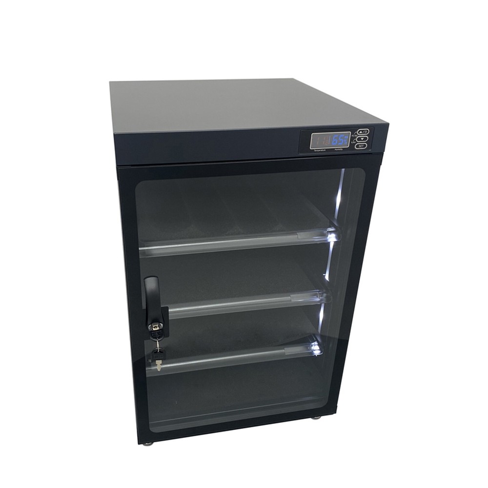 80L Automatic Digital Camera Dehumidify Storage 4 Layer Dehumidify Dry Cabinet
